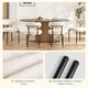 thumbnail image 4 of Juego de 4 sillas de comedor DUMOS, estilo moderno de mediados de siglo, beige, 4 of 8