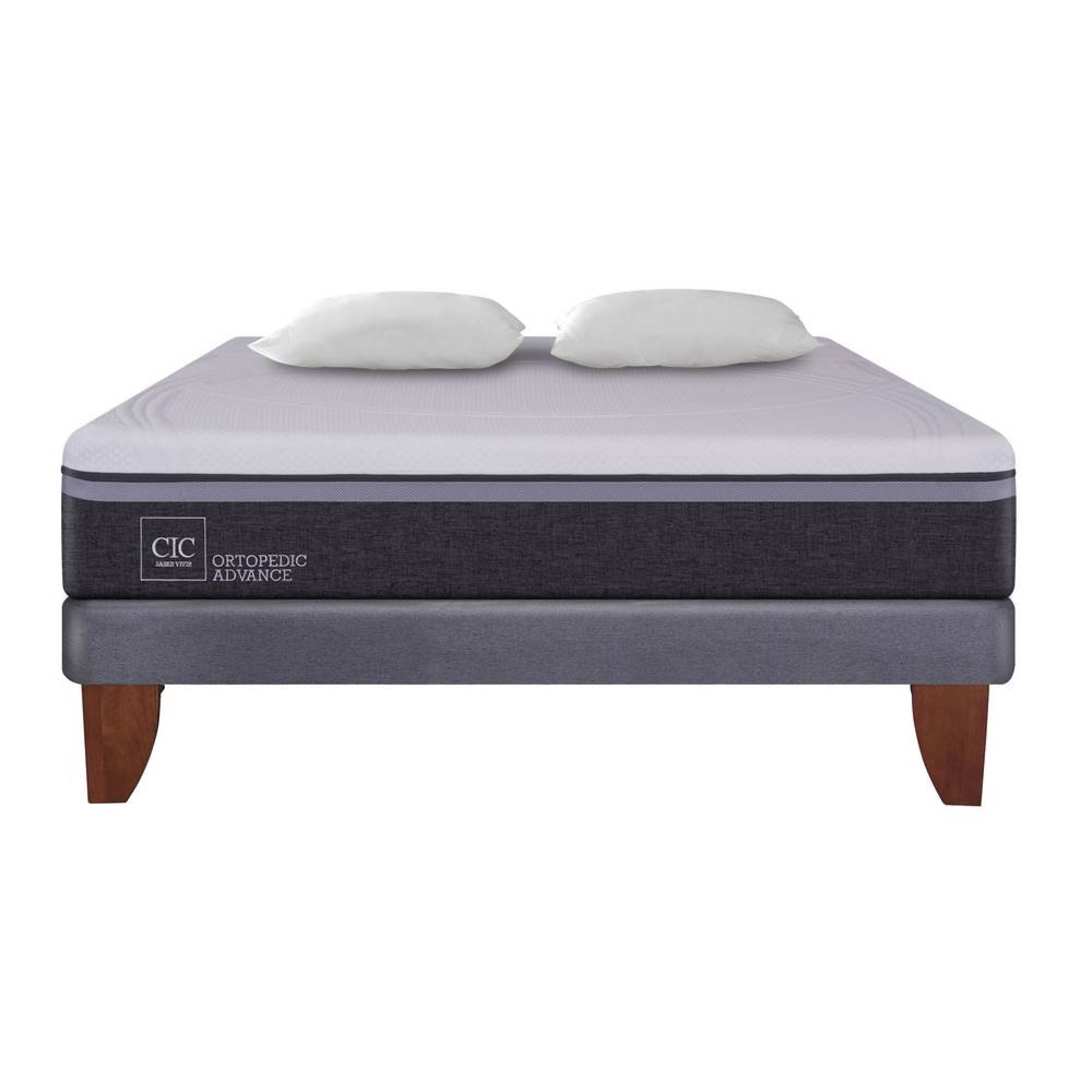Cama Europea Europea Ortopedic Advance 2P Bn 2 Plaza Base Normal