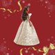 thumbnail image 5 of Muñeca Barbie Joyeux Noël 2025 con vestido elegante, 5 of 6