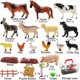 thumbnail image 2 of Figuras de animales de granja BOLZRA, 53 unidades, con vallas y bloques, 2 of 7