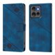 thumbnail image 1 of Funda Cartera para Motorola Edge 50 con Soporte y Ranuras, Resistente a Golpes y Rayones Azul, 1 of 5