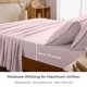 thumbnail image 4 of Juego de Ropa de Cama Mellanni Queen 4 Piezas Enfriante Rosa Palo, 4 of 6