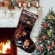 thumbnail image 1 of McCabe y la Señora Miller Tema: Calcetines de Navidad, fino lino blanco para colgar en escaleras y chimenea, decoración navideña para el hogar, regalo de Navidad.54cm×38cm, 1 of 5