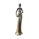thumbnail image 2 of Estatuilla africana, estatua Tribal de señora, adorno de escritorio, escultura decorativa para estantería, escritorio, entrada, decoración del hogar, 2 of 5