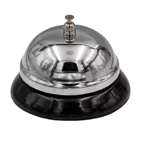 Disparo - Campana De Atención Para Recepciones O Negocios De Acero