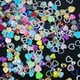 thumbnail image 1 of 100 pcs Sparkling Acrylic Nail Charms - Butterfly, Bear, Flower, Heart, Crown, Starry AB Rhinestones - Perfect for Nail Art and DIY Manicures, 1 of 3