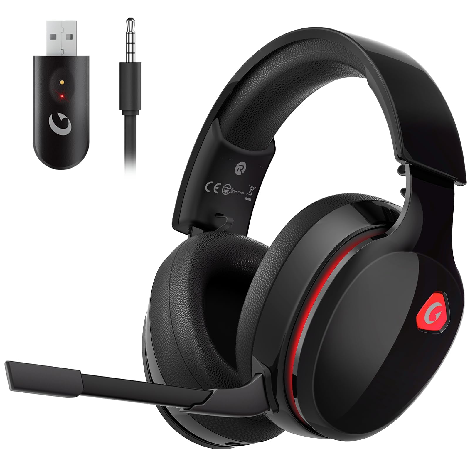 Auriculares Inalámbricos Para Juegos Gtheos Captain 300 Para Ps5/ps4/pc