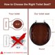 thumbnail image 2 of Asiento de Inodoro Redondo Angel Shield Madera Nogal Oscuro 44x36x5 cm, 2 of 7