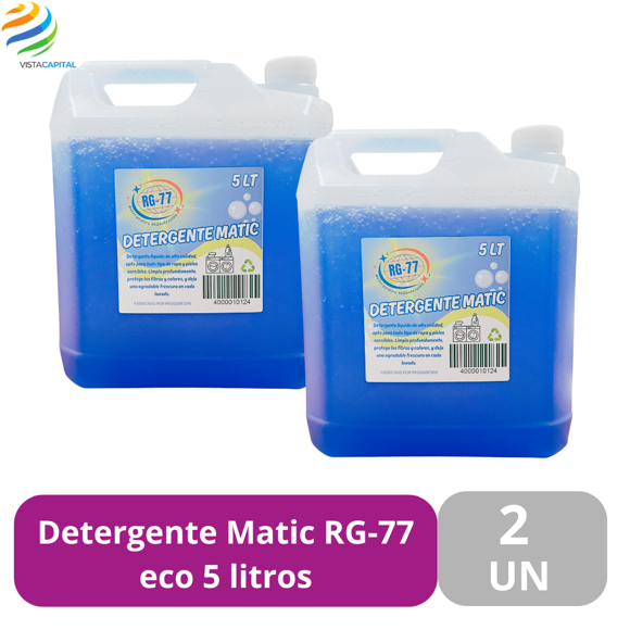 Detergente Matic RG-77 eco 5 litros 2 Unidades