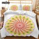 thumbnail image 1 of x2243 Bed SheetsPeacock Feather Duvet Cover Feather Theme Bedding Set Microfiber Floral Quilt Cover Twin For Teen Boys Girls Bedroom Decor 3-Piece Bedding Set (1 Duvet Cover + 2 Pillow Shams) nj2243, 1 of 5