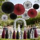 thumbnail image 5 of Decoración de fiesta ALLHEARTDESIRES 24 piezas Granate/Plata, 5 of 9