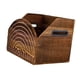thumbnail image 3 of Caja de madera multiusos para discos de vinilo, estuche para álbumes, soporte para discos, cubo de almacenamiento de álbumes de madera para CD y docum, 3 of 5