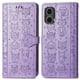 thumbnail image 4 of Funda Cartera FOXDOCK para Motorola Moto G45 , Flip PU con Relieve de Gatos y Perros, Tarjetero y Soporte, 4 of 6