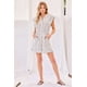 thumbnail image 2 of Enterizo CC Clothing Estampado De Rayas Off White L, 2 of 5