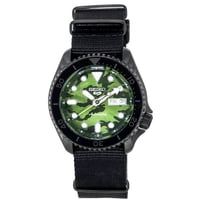 Reloj Seiko 5 Sports Skx Street Style Nylon Strap Camouflage Dial Automatic Srpj37K1 100M Men'S Watch