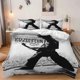 thumbnail image 1 of 3pcs Led Zeppelin Guitarist Stage Moments Pattern Three-Piece Set Soft And Comfortable bedding Available in All Seasons, 1 of 5