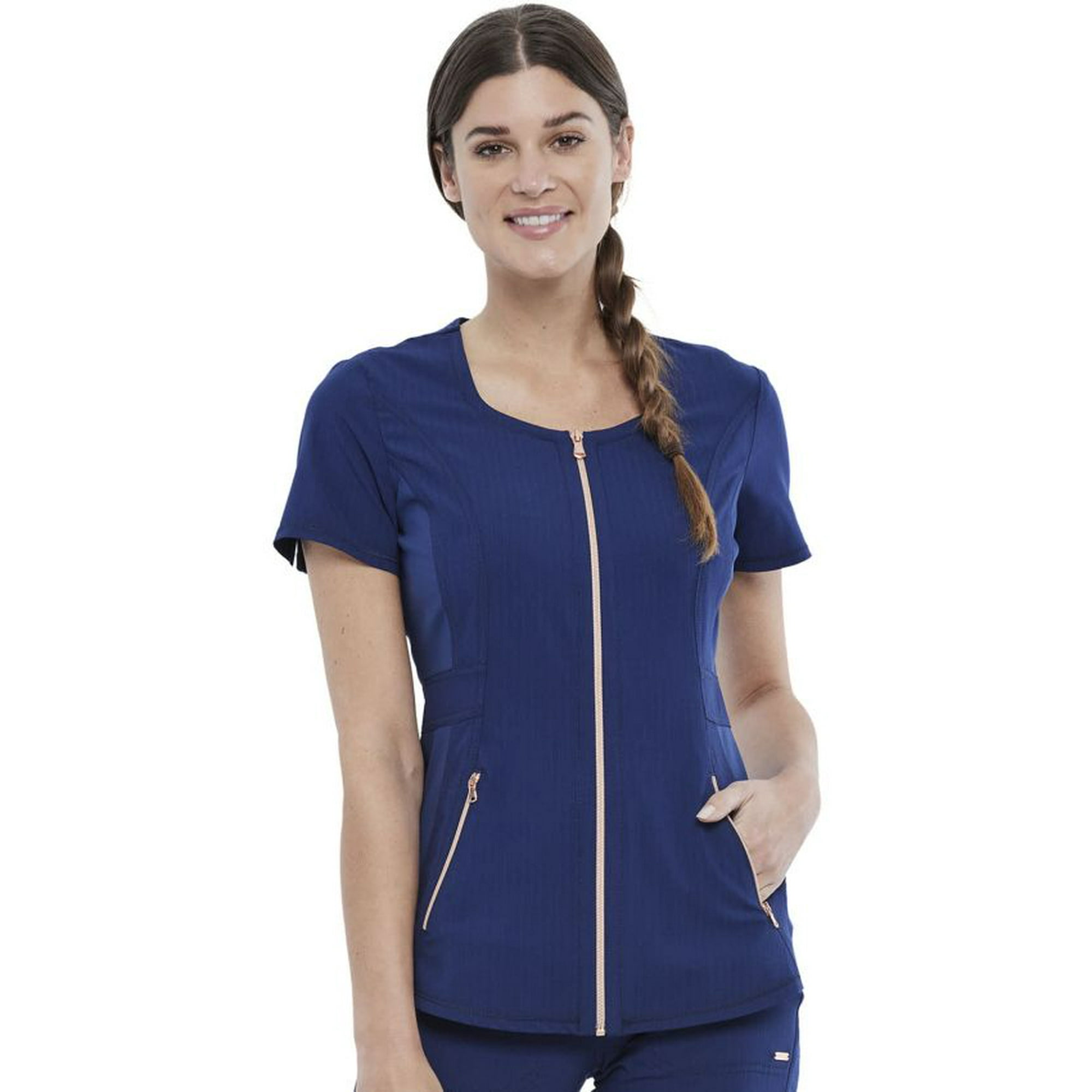 Cherokee - Top Clinico Statement Mujer Azul Marino Xxs