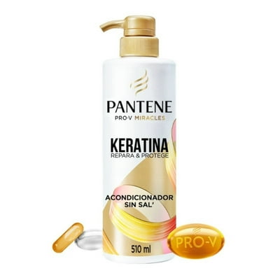 Acondicionador Sin Sal Con Keratina Pro Vitamina B5 510 Ml Pantene