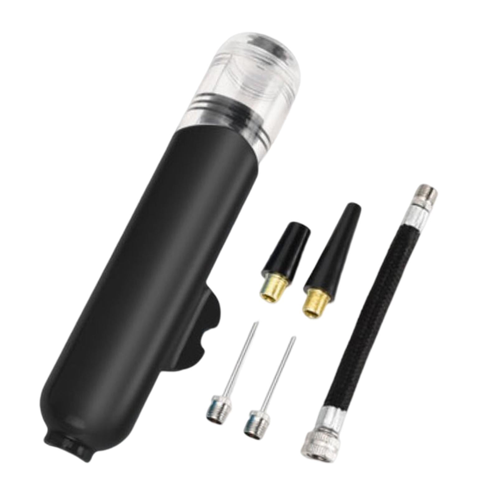 Magideal - Mini Bomba De Bicicleta Compatible Con Válvula Schrader Y Presta, Inflador Portátil Compacto Para El Hogar, Bomba De Neumáticos Para Equipo De , Negro