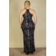 thumbnail image 3 of Vestido Largo Ajustado Con Estampado Tie Dye De Talla Grande, 3 of 5