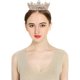 thumbnail image 2 of Joypea Tiara Corona Cristal Tiara Para Mujer Corona Nupcial Boda Cumpleaños Graduación Reina Concurso Accesorios Para El Cabello, 2 of 7
