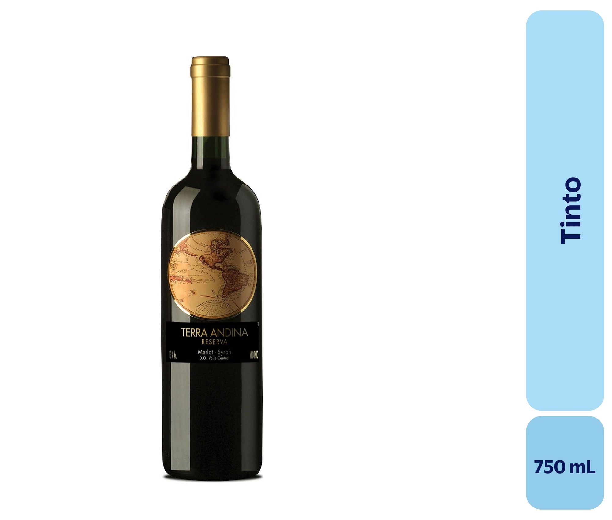 Vino Tinto Botella 750 mL Terra Andina