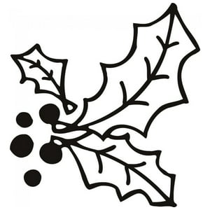 Rienda Libre Graphics - Decomural Xmas Holly Festive Christmas Ws-17894