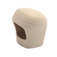 Magideal - Cubierta De Perilla De Cambio De Marchas Automática, Protector De Palanca De Cambios De Perilla Automática, Cubierta Protectora Antideslizante De Fáci Beige