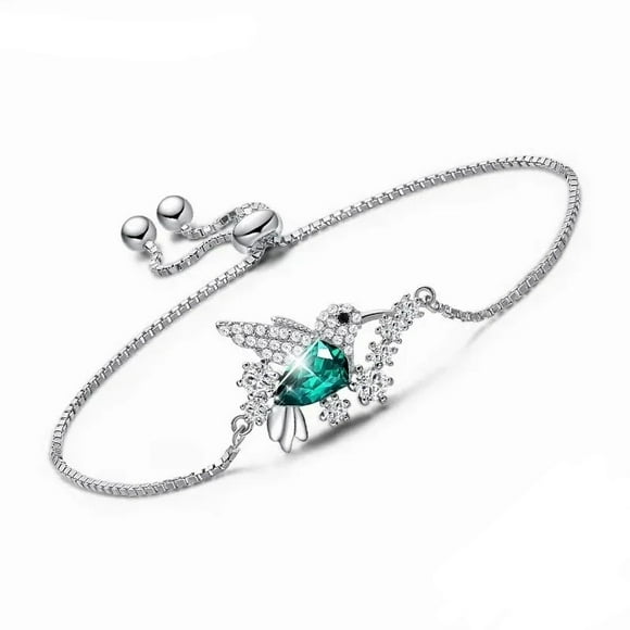 Pulsera colibrí plata 925