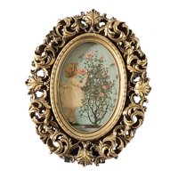 Magideal - Marco De Fotos De Estilo Europeo Marco De Pintura Al Óleo Marco De Exhibición Soporte De Fotos Escritorio Y Pared Marcos De Fotos Antiguos Elegantes