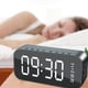 thumbnail image 4 of Despertador para dormitorio/oficina, reloj digital con altavoz Bluetooth, despertador para personas con sueño pesado., 4 of 5