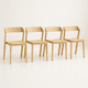 thumbnail image 1 of Pack de 4 Sillas de Comedor Madera Rover Viena Natural, 1 of 4