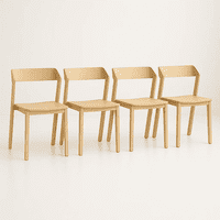 Klik Muebles - Pack De 4 Sillas De Comedor Madera Rover Viena Natural