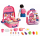 thumbnail image 1 of Mochila Cocina Infantil 2 en 1 con Accesorios | Cocina de Juguete Portátil 22 Piezas | +3 Años, 1 of 4