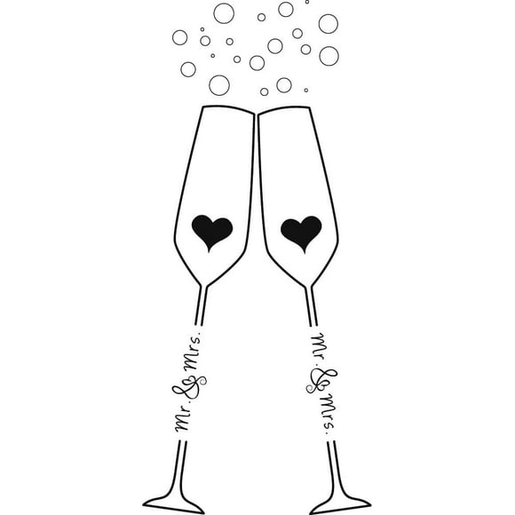 Decomural Mr & Mrs Wedding WS-46616