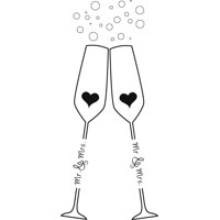 Rienda Libre Graphics - Decomural Mr & Mrs Wedding Ws-46616