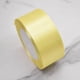 thumbnail image 1 of Xiao Hua Elegante cinta ancha de poliéster color amarillo claro de 4 cm x 63,5 cm (1,57 pulgadas x 25 pulgadas) - Cinta para cestas de regalo, embalaje, manualidades y decoración festiva, 1 unidad., 1 of 3
