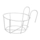 thumbnail image 5 of Macetas Colgantes Para Barandilla, Soporte Multiusos Para Macetas, Para Cubierta, Hogar, Jardín, Blanco, 12cm, 5 of 5