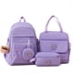 thumbnail image 1 of 4pcs Kawaii Candy Color Laptop Backpack, Casual Preppy Style Travel Schoolbag With Tote Bag Pencil Case And Coin Purse, 1 of 5