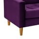 thumbnail image 3 of Sofa Retro 1C Felpa 04 Morado, 3 of 6