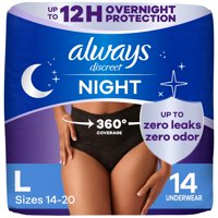 Ropa Interior Para Incontinencia Always Discreet Overnight Women L 14