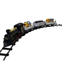 Kivara - Tren De Juguete Pista 3 Vagones Camiones Luz Sonido Humo