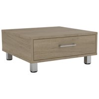 Fmfurniture - Mesa De Centro 1 Cajón Fm-001C Café Claro