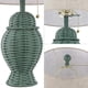 thumbnail image 5 of Lámpara de mesa JONATHAN Y 52 cm verde, juego de 2 con cúpula beige, 5 of 8