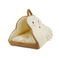 Magideal - Cama Cueva Para Tienda De Campaña Para Mascotas, Cojín Interior Para Casa De Gatos, Perrera De Otoño E Invierno, Cama Para Gatos Para Caniche, Perro, Beige S