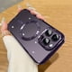 thumbnail image 1 of Luxury Plating Clear Magnetic For Wireless Charge Case For IPhone 14 13 12 11 Pro Max X XR XS 8 7 Plus Soft Silicone Cover, 1 of 3