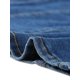 thumbnail image 5 of INSPIRE CHIC Falda de Mujer Vuelta al Cole Fishtail Bodycon de Cintura Alta Midi Jean Denim Falda Azul Oscuro M, 5 of 6