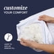 thumbnail image 3 of Almohada Beckham Hotel Memory Foam Queen Ajustable Blanca, 3 of 3