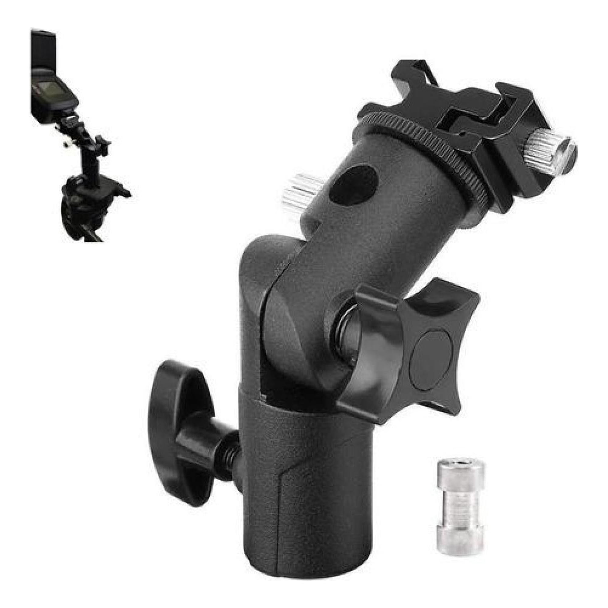 Genérica - Swivel Soporte De Zapata Para Flash Y Paraguas Metal