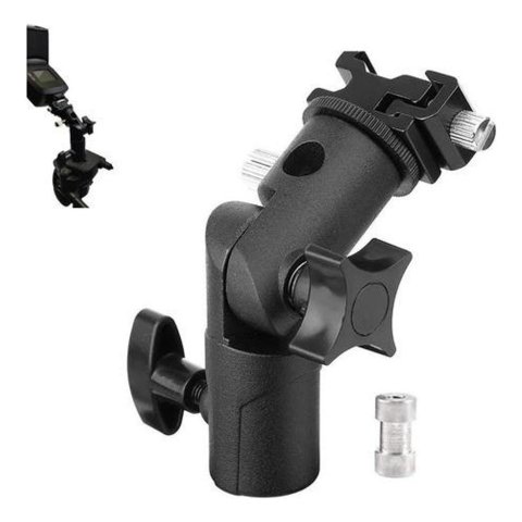 Genérica - Swivel Soporte De Zapata Para Flash Y Paraguas Metal